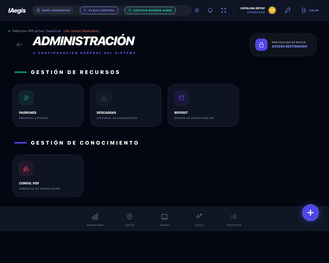 AdminHub principal