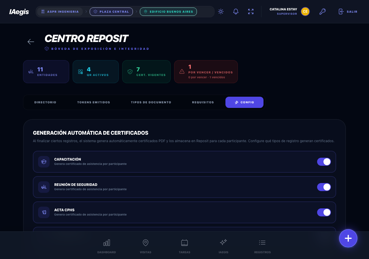 Configuracion de auto-generacion